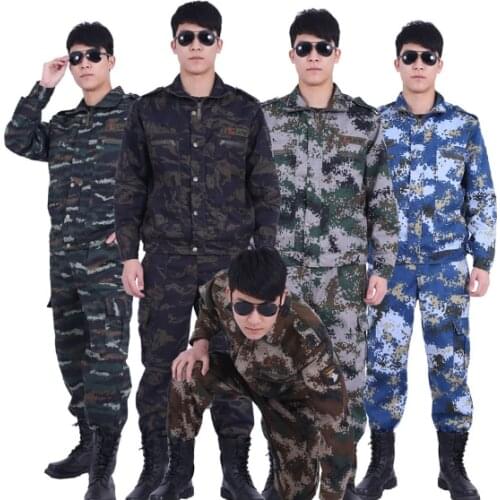Army Tactical Men Camouflage Special Forces Military Uniform Work Wear Adult Airsoft Soldier Training Combat Clothes Pant Set