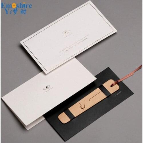 Redwoody Chinese Style Classical Bookmark Creative Gift Complex Classical art Bookmark DIY Custom LOGO Lettering M018