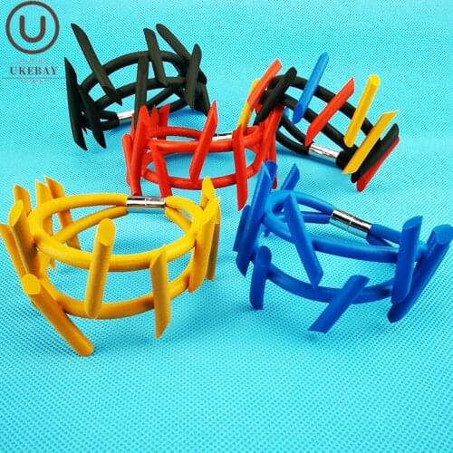 UKEBAY New Punk Jewelry Multicolor Charm Bracelets Women Fashion Bangles Elasticity Chains Birthday Gift Gothic Jewelry Bracelet