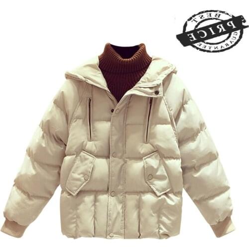 Winter Jacket Women Tops 2021 Parkas Hooded Autumn Warm Clothes Female Loose Style Coats Lady Jackets Casaca Mujer LWL612