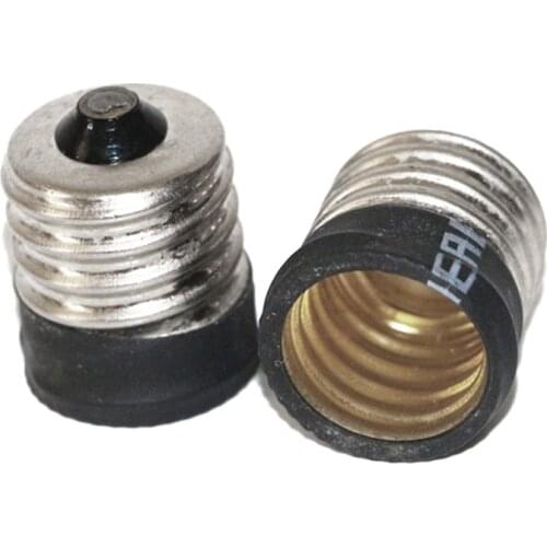 1pcs E17 TO E14 Lamp Holder Converter 250V 500W Light Convertor Socket Small Screw Bulb Adapter Holder Lamp Bases For Bulb