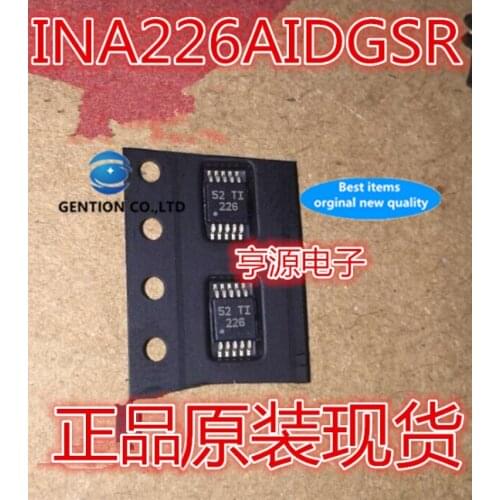 10Pcs INA226AIDGS INA226AIDGSR INA226AIDGST INA226 in stock 100% new and original