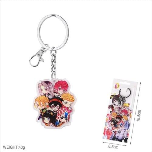 10pcs/lot Anime Cardcaptor Sakura acrylic Keychain keyring figure pendant toys gifts with box