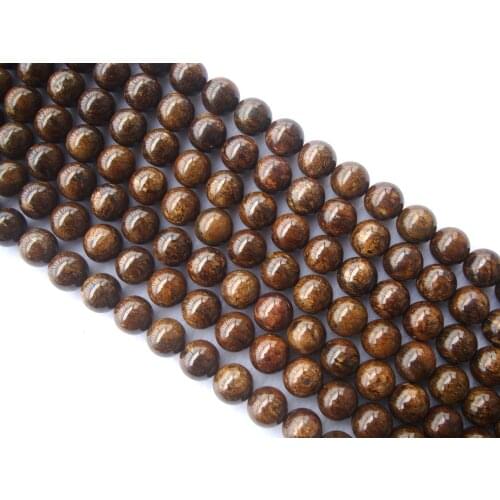 Natural Bronzite Round 12mm Loose Beads For Jewelry Making DIY Bracelet Necklace
