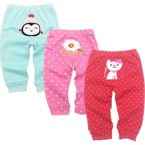 Baby Pants Newborn Baby Girls Babies Boys Clothing Roupa Bebe 3 Pack Infant 3 6 9 12 18 24 Months Pants