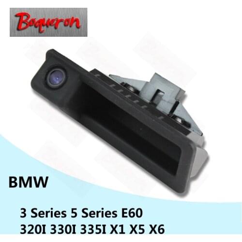 For BMW 3 Series 5 Series E60 320I 330I 335I X1 X5 X6 Trunk Handle Reverse Parking Backup Camera HD CCD Car Rear View Camera