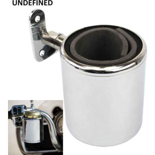 For Harley Dyna Indian Roadmaster Classic Chieftain Dark Horse Motorcycle Bottom Pinnacle Drink Cup Holder w/Bracket Mount