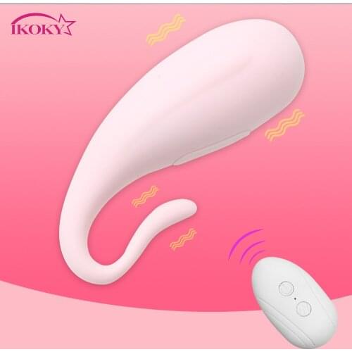 IKOKY Vibrating Egg 10 Speeds Sex Toy for Women Wireless Remote Control Bullet Vibrator Clitoris Stimulator Vaginal Massage Ball