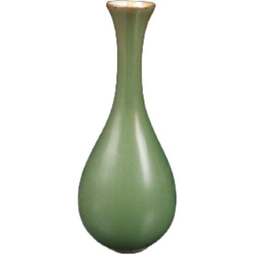 Chinese Old Porcelain Tea Powder Glaze Vase