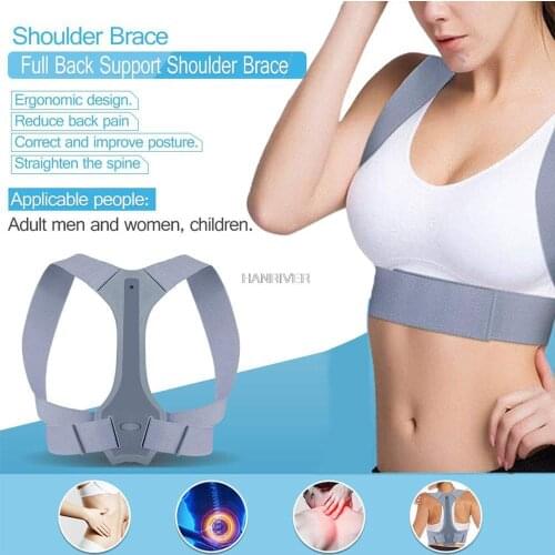 Back Posture Corrector Therapy Corset Spine Support Belt Lumbar Back Posture Correction Bandage For Men Women Kid