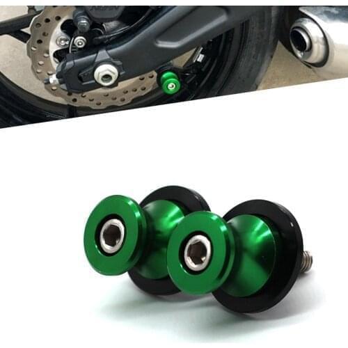 Motorcycle aluminum alloy bracket swing arm spool slider bracket screw 10mm parts suitable for Kawasaki Ninja 250R 300 400R 650R