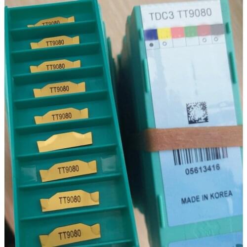 10pcs cut knife blade TDC3 TT9080 TDJ3 TT9080 3mm wide 60-80