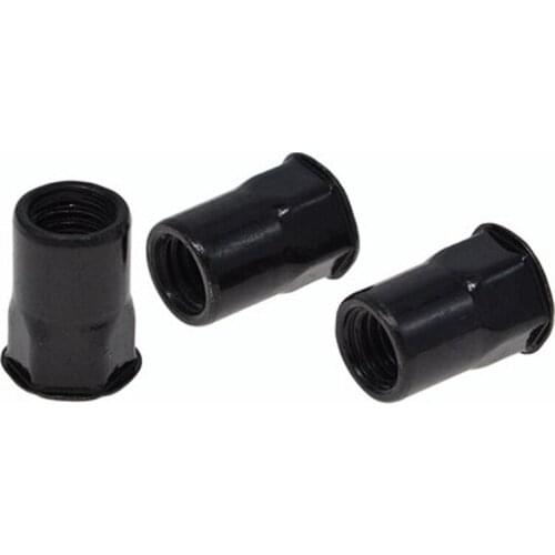 M4-M10 Pull Riveting Nuts countersunk head Small edge half hexagon sleeve sleeves through hole closed Nut Black