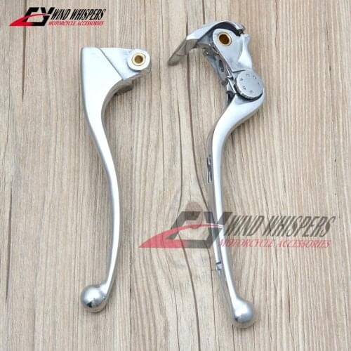 Motorcycle Polished silver brake clutch lever levers For Kawasaki Ninja ZX-6R ZX6R ZX636 05 06 2005 2006