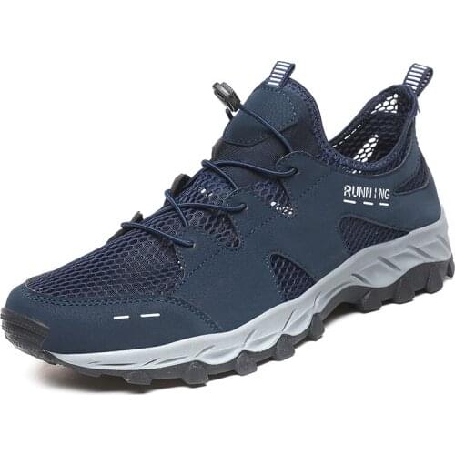 Breathable Water Shoes for Men Climbing Hiking Up Stream Shoes Men Outdoor Beach Swimming Shoes Barefoot Sneakers Size 39-46