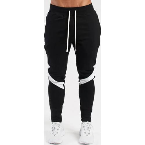 Men Sport Fitness Training Pants Running Stripe Sweatpants Mens Straight Trousers Tracksuit Joggers Sportswear
