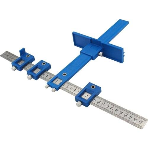 True Position Drill Guide Sleeve Cabinet Hardware Jig Drawer Pull Wood Drilling Dowelling Hole Jig Furniture Punching Tools