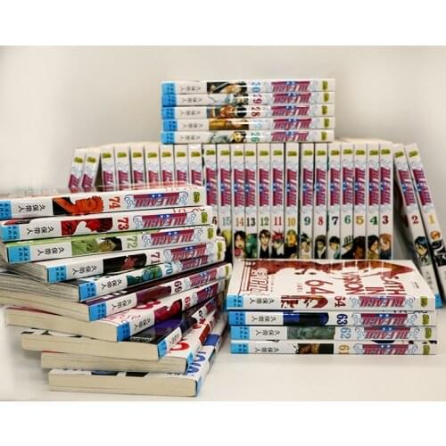 Random 1 Book BLEACH Vol 1-74 select Japan Youth Teens Adult Cartoon Comic Anime Manga Book Chinese Learning Reading Story Book