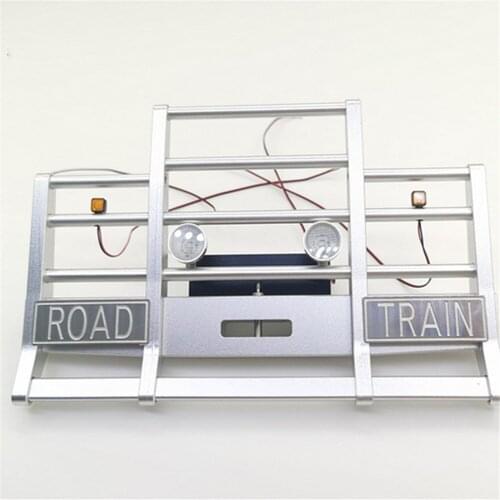 Front Bumper DIY Assembly Upgrade Kits for 1/14 Tamiya King 56344 56301 RC Tractor Car