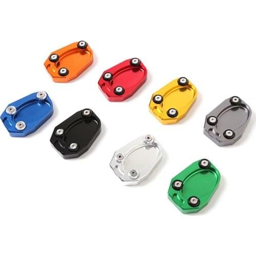 For Kawasaki Z1000 Z1000SX ZX10R VERSYS 650 ER6N/F NINJA 650R ZX6R CNC Kickstand Side Stand Enlarger Extension Kick Stands Pad