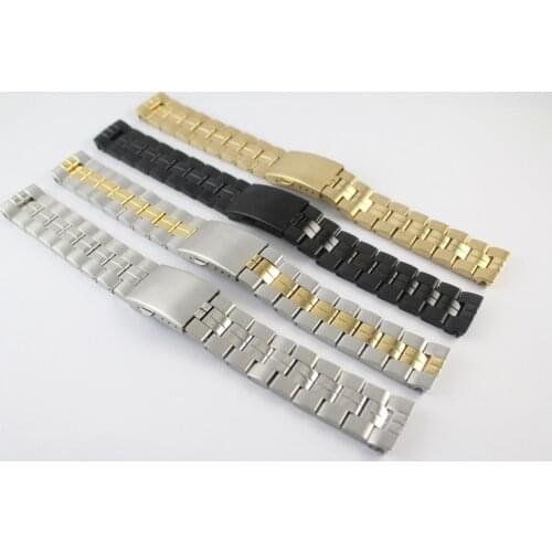 19mm T049417A T049407 T049410A Male WatchBand T-CLASSIC Stainless Steel band Strap For T049