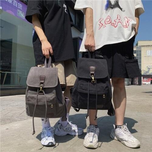 Hip-hop Backpack School Bag Backpacks for Women Mens Bookbag Designer Bag Original Retro Canvas Backpack