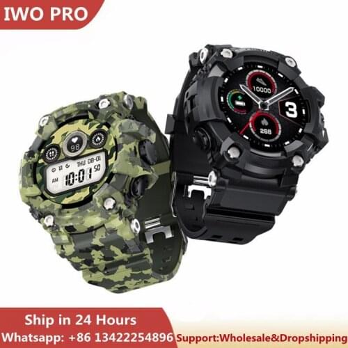 IWO PRO New T6 Smartwatch 2021 IP68 1.3-Inch Round Press with Buttons Multi-Language smart watch men For Apple Huawei Xiaomi