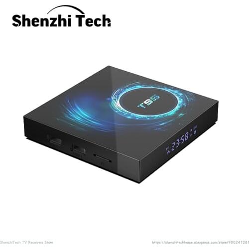 2021 Smart TV Box Android 10.0 Allwinner H616 DDR3 4GB RAM 128GB ROM Set-Top Receiver T95 5G 6K with 2.4G/ 5G WIFI Media Player