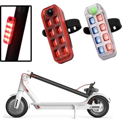 Outdoor Cycling for xiaomi M365 M365 pro Scooter Rechargeable USB charging Night Riding Safety Warning Light Flashing Light