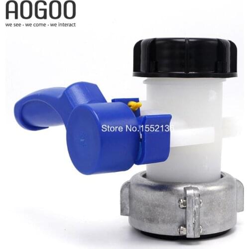 IBC Tank Container Inlet 75mm To Outlet Male 2Inch DN50 Butterfly Valve