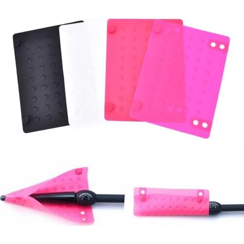 1PCS Waxing Sticks Spatulas Silicone Heat Resistant Mat For Hair Straightener Curling Iron Pad Salon Styling Straightener Tool
