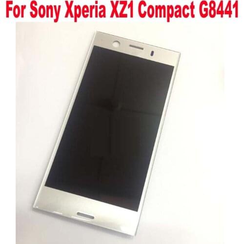 100% Tested Working Sensor LCD Display Touch Panel Screen Digitizer Assembly For Sony Xperia XZ1 Compact G8441 Phone Pantalla