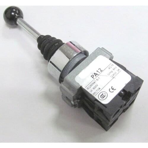 22MM 2Position Self-Locking Maintained XD2PA12CR Joystick Switch Replaces Tele