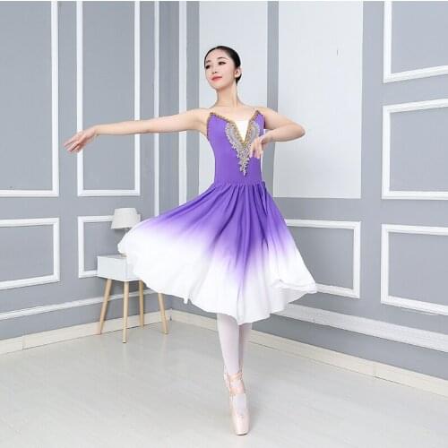 Ballet skirt performance clothing adult female exercise body clothing children grade examination swan sling big swing skirt perf