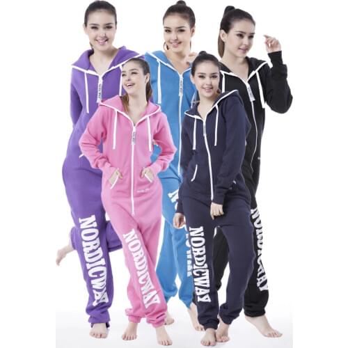 All In One Piece Jumpsuit Nordic Way Onezie Leg Print Playsuit Unisex Adult Romper