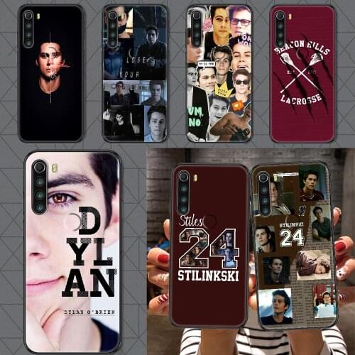 Dylan O'Brien Teen Wolf Phone case For Xiaomi Redmi Note 7 7A 8 8T 9 9A 9S 10 K30 Pro Ultra black luxury Etui silicone