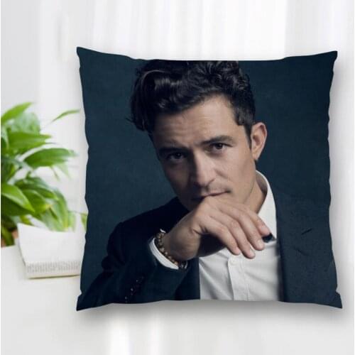 Hot Sale Custom Decorative Pillowcase Orlando Bloom Actor Square Zippered Pillow Cover Best Nice Gift 20X20cm 35X35cm 40x40cm