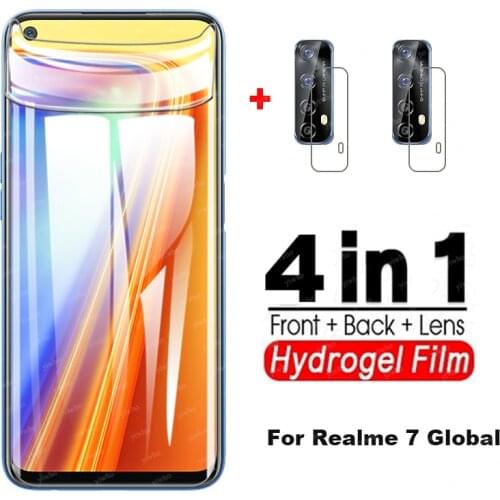 Hydrogel Film on orro opo realmi7 global for oppo realme realmy real me 7 me7 6.5'' protective screen protectors film not glass