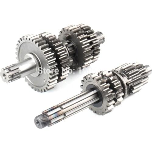 ZS150 ZS155 ZS160 Transmission Gear Box Main Counter Shaft For Pit Dirt Bike Motocross ZONGSHEN 150cc 155cc 160cc Engine
