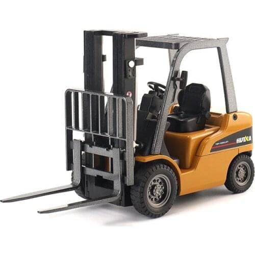 Exquisite gift 1:50 forklift alloy model,simulation die-casting engineering car collection,childrens toy car,free shipping