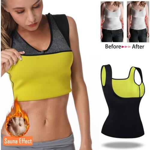 Miss Moly Thermo Top Neoprene Body Shaper Woman Cincher Sweat Waist Trainer Sauna Shapewear Push Up Vest Slimming Corset