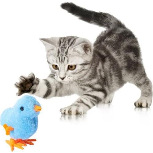 Pet Crafts And Funny Cat Toy Plush Chick Automatic Funny Cat Toys Are Very Suitable For Indoor Cats And Kittens