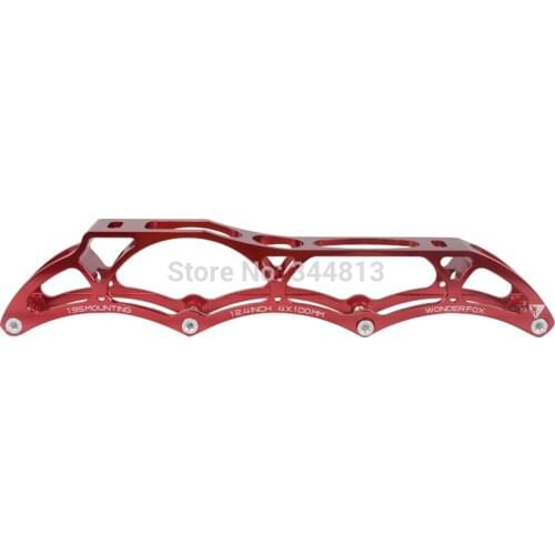 Skate frame Mars inline speed skating chasis frame red speed skate hold 4 wheels frame inline skate chassis EB4100.12.4" 195MM