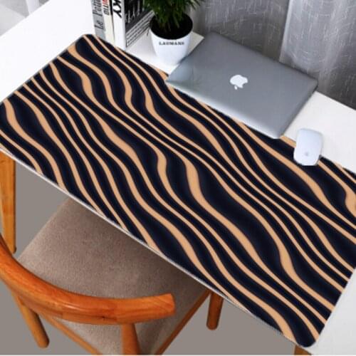 RGB personality striped mouse pad USB interface PC computer desk mat large gamer keyboard gaming accessories led carpet mat XXL