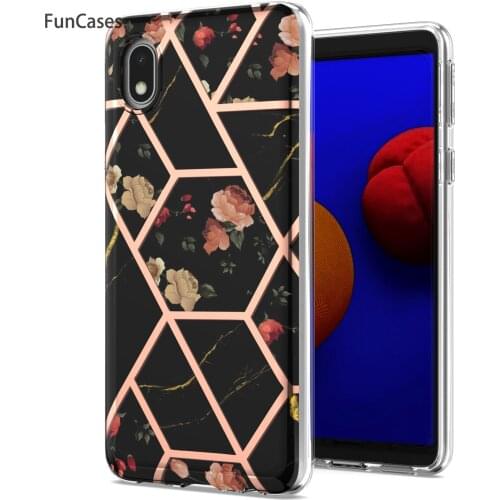 Purple Flower Luxury Cases For Samsung A72 4G Protector Galaxy cover A01 Core A02S M02 A82 5G A71 4G A72 A02 Soft IMD Phone Bag