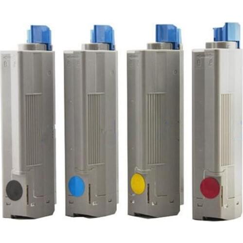 Compatible OKI C710dn C710 710 C711dn C711 711 710DTN Toner cartridge 44318608 44318607 44318606 44318605 Free Shipping