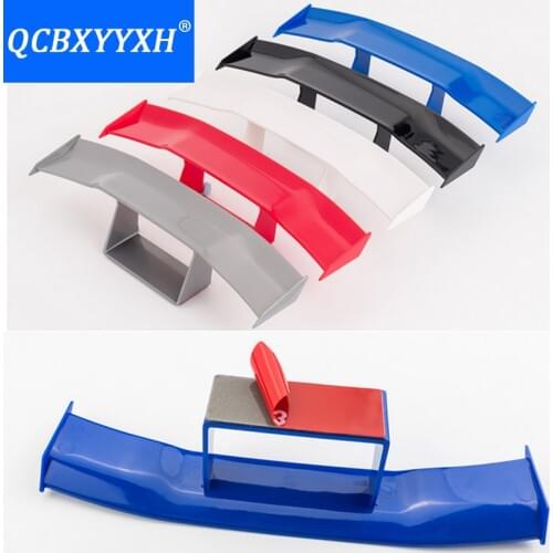Universal Sticker Car Rear Spoiler Wing Small Model ABS Without Perforation Tail Spoiler Decoration Car Sticker Auto Accessories