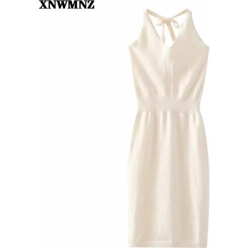 XNWMNZ Summer Knitted Dresses