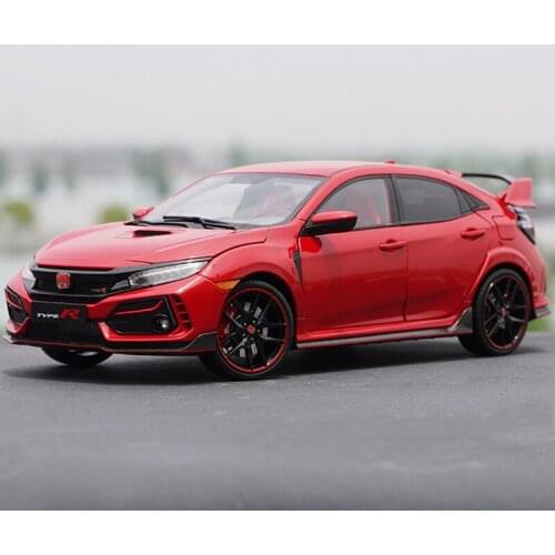 1:18 Scale Honda Civic TYPE R FK8 2020 Sports Car Simulation Alloy Car Model Metal Diecast Toy Vehicle for Collection Display