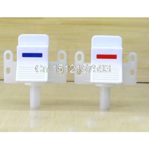 1Pair Red and Blue Water Dispenser Replaceable Push Type Plastic Faucet Tap Two Type Hot and Cold Water